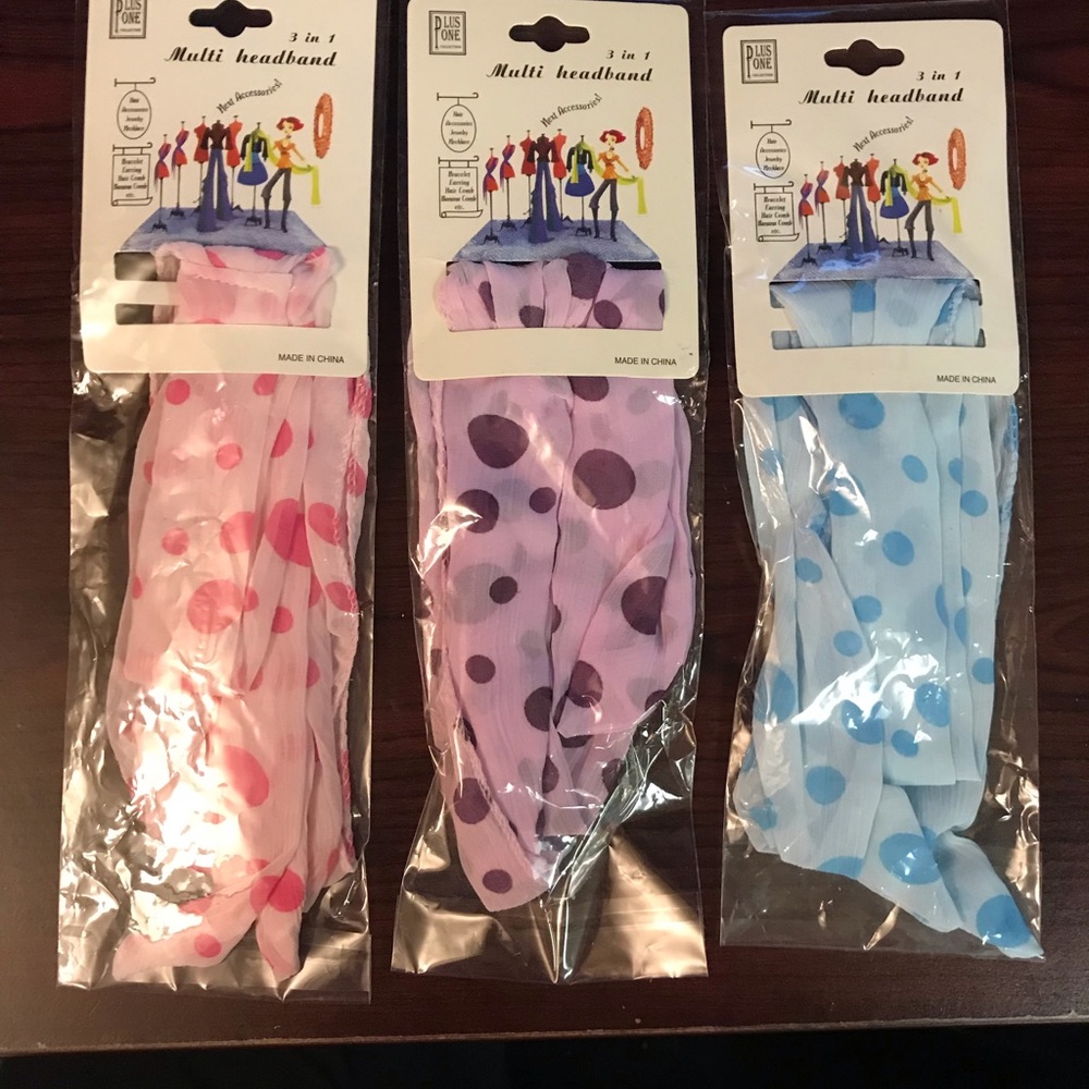 3 multi-use headbands